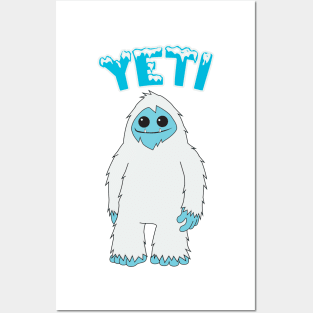 Yeti With Title Posters and Art